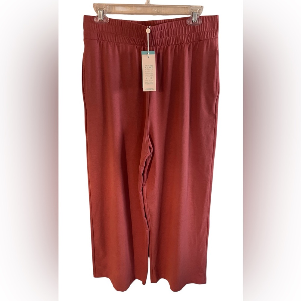 SHORE the Brand Wide Leg Lounge Pant Sedona NWT Medium